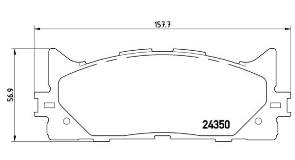 MAGNETI MARELLI stabdžių trinkelių rinkinys, diskinis stabdys 363700483117